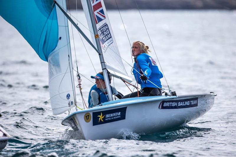 Amy Seabright & Anna Carpenter at the Trofeo Princesa Sofía IBEROSTAR - photo © Richard Langdon / British Sailing Team