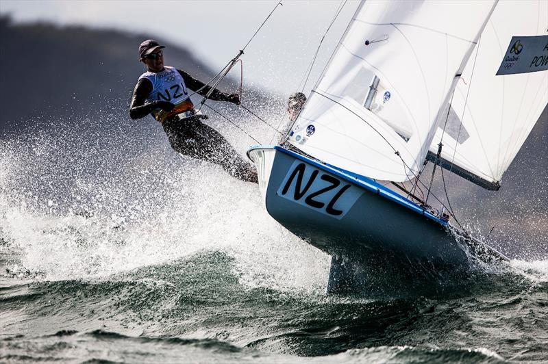 Jo Aleh and Polly Powrie in the Women's 470 class on day 4 of the Rio 2016 Olympic Sailing Competition photo copyright Sailing Energy / World Sailing taken at  and featuring the 470 class