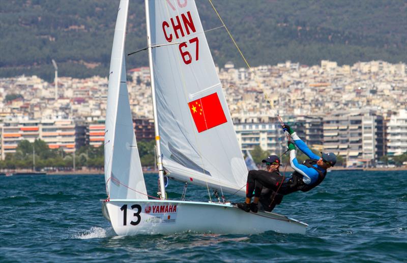 Day 5 at the 470 Worlds photo copyright Nikos Alevromytis / International 470 Class taken at Nautical Club of Thessaloniki and featuring the 470 class