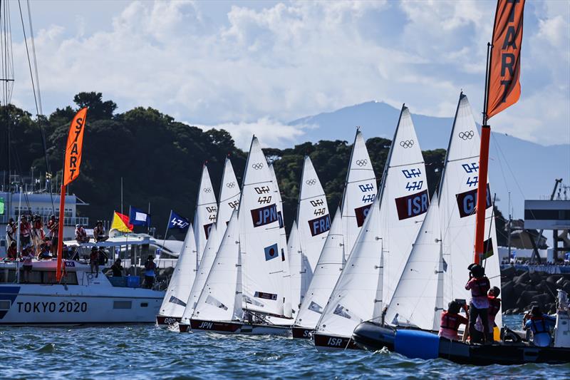 Women's 470 Medal Race at the Tokyo 2020 Olympic Sailing Competition - photo © Sailing Energy / World Sailing