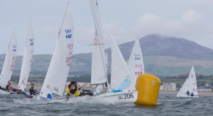 Matteo Capurro & Matteo Puppo (ITA) on day 3 of the 420 and 470 Junior Europeans - photo © Alan Dop Photography / www.alandop.com/sailing
