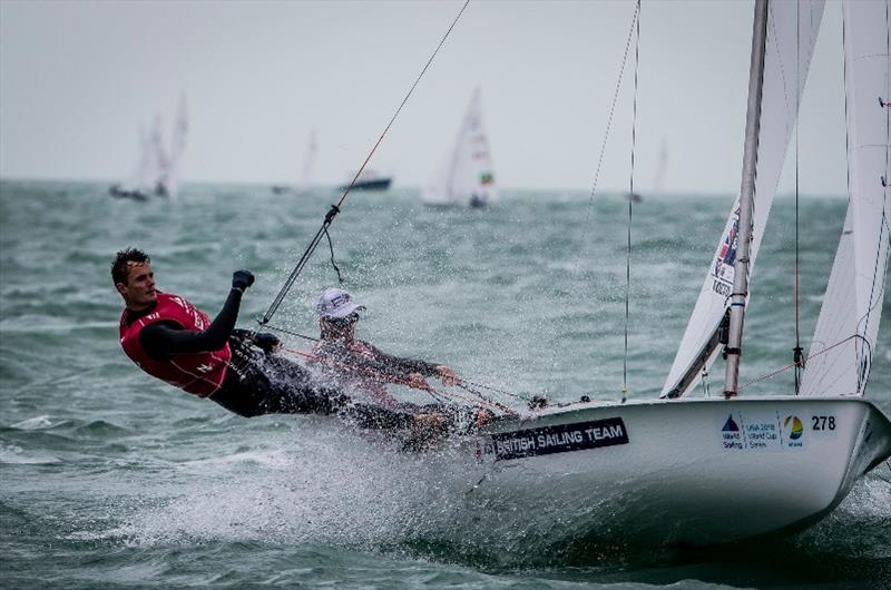 Luke Patience and Chris Grube (470M) – World Cup Series Miami - photo © Jesus Renedo / Sailing Energy / World Sailing