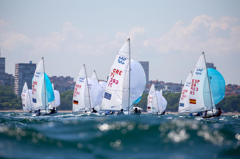 470 European Championships, Bourgas, Bulgaria - 2018 470 European Championships - Day 4 - photo © Nikos Alevromytis / International 470 Class