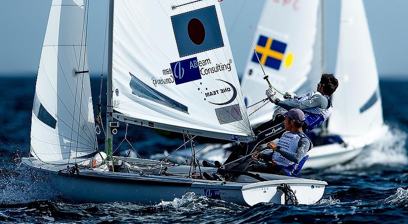 470 (JPN) - Day 7 - Hempel Sailing World Championships, Aarhus, Denmark, August 7, 2018 - photo © Sailing Energy / World Sailing