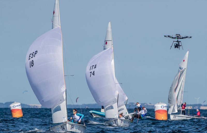 Women's 470 Medal Race at the 2018 Hempel Sailing World Championships Aarhus - photo © Sailing Energy / World Sailing