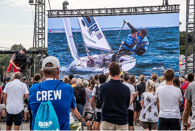 470 - Day 8 - Hempel Sailing World Championships, Aarhus, Denmark - August 2018 - photo © Sailing Energy / World Sailing