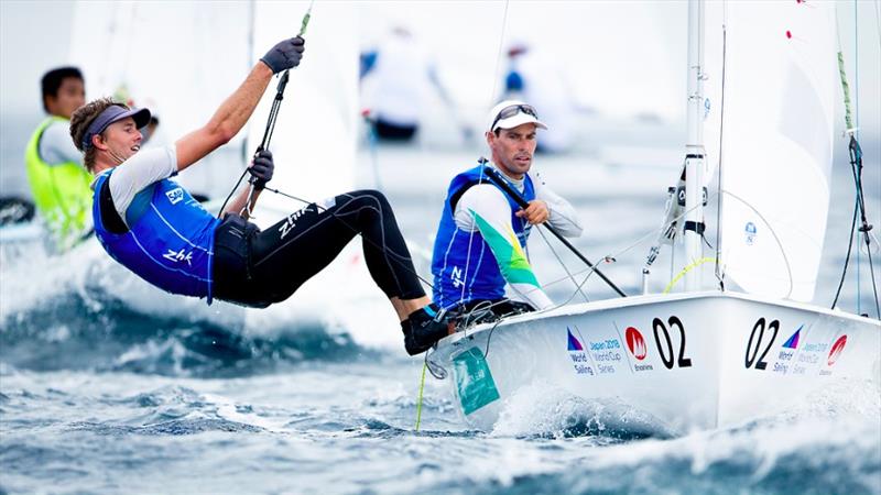 Belcher and Ryan Sailing World Cup at Enoshima, Japan photo copyright Sailing Energy / World Sailing taken at Woollahra Sailing Club and featuring the 470 class