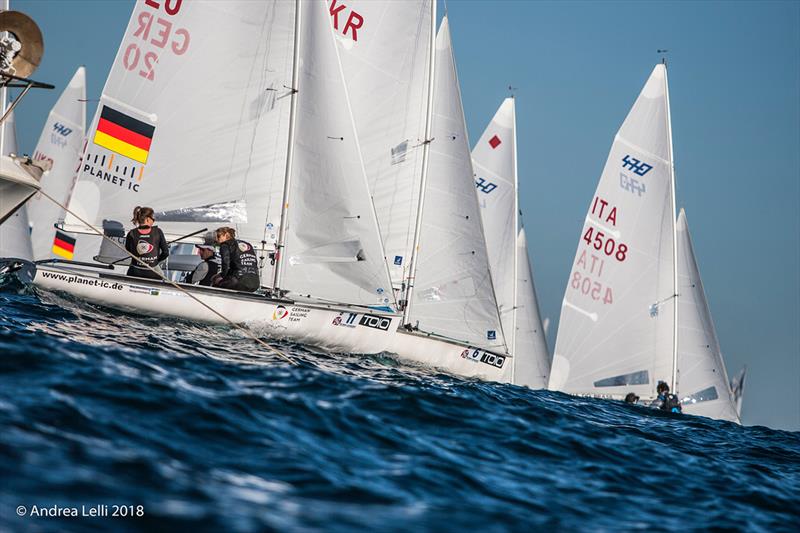 2018 Imperia Winter Regatta photo copyright Andrea Lelli taken at Yacht Club Imperia and featuring the 470 class