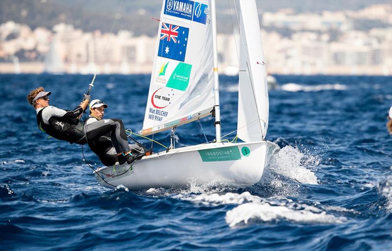 An up and down day for Mat Belcher and Will Ryan - Princess Sofia Trophy - photo © Sailing Energy
