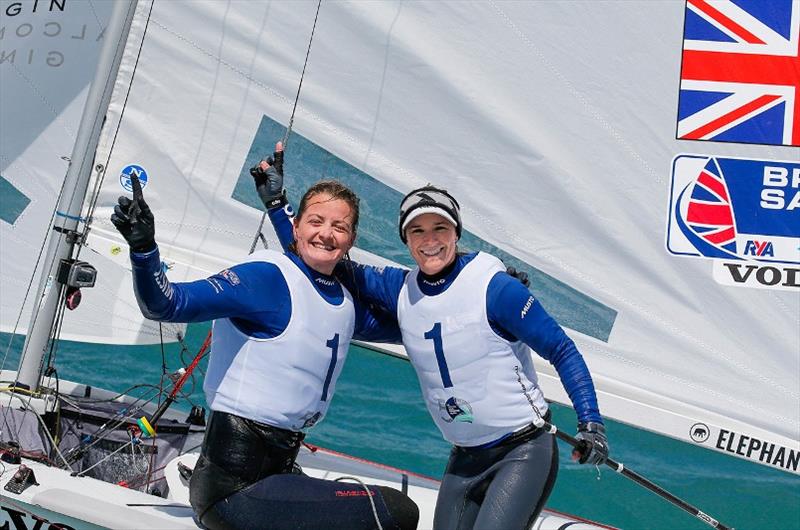 Hannah Mills and Eilidh McIntyre - Trofeo Princesa Sofia Iberostar, Day 6 photo copyright Sailing Energy / Trofeo Princesa Sofia IBEROSTAR taken at Real Club Náutico de Palma and featuring the 470 class