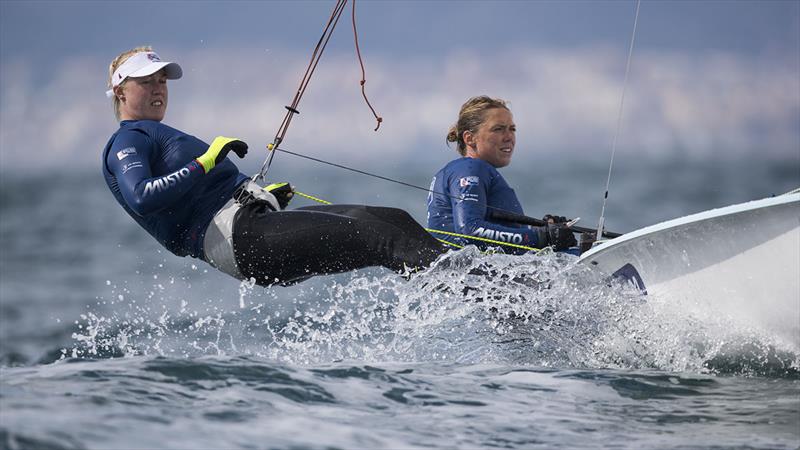 Amy Seabright and Anna Carpenter, women's 470 - photo © Lloyd Images
