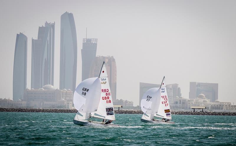 Sailing World Championship Abu Dhabi photo copyright World Sailing taken at  and featuring the 470 class