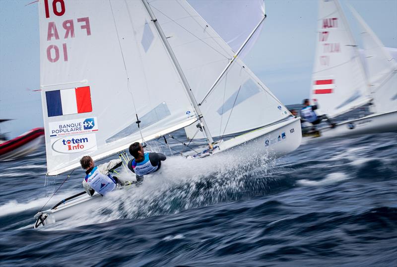 Alexandre Demange and Paco Lepoutre (FRA) on day 4 of the Hempel World Cup Series Final in Marseille - photo © Sailing Energy / World Sailing