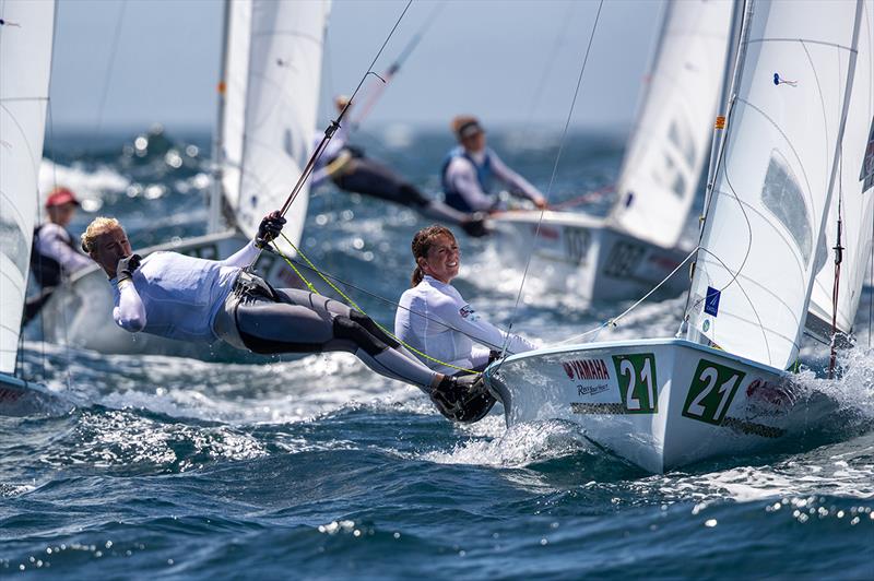 Amy Seabright and Anna Carpenter finish 22nd at the Yamaha 470 World Championships, Enoshima, Japan - photo © Junichi Hirai / Bulkhead Magazine Japan