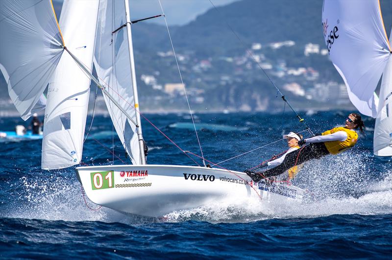 Mills and McIntyre crowned champions at the Yamaha 470 World Championships, Enoshima, Japan photo copyright Junichi Hirai / Bulkhead Magazine Japan taken at  and featuring the 470 class