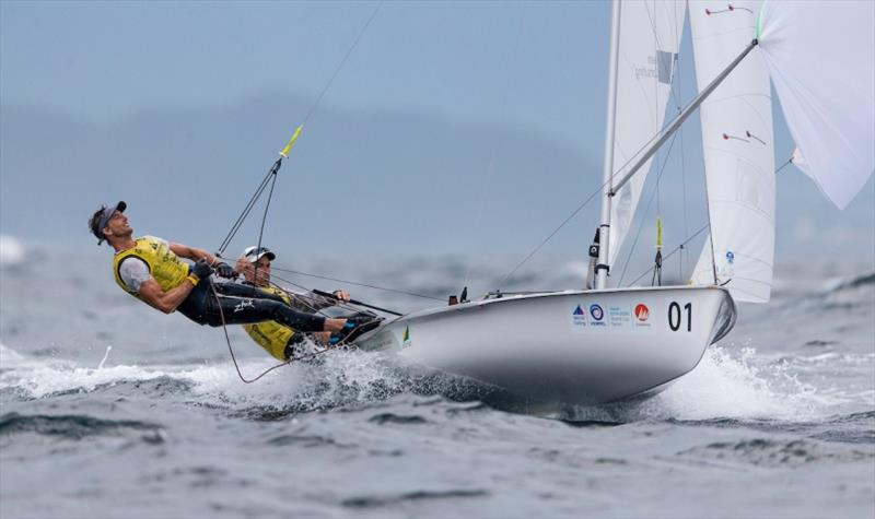 Mat Belcher and Will Ryan - Hempel World Cup Series Enoshima, Day 5 photo copyright Pedro Martinez / Sailing Energy / World Sailing taken at  and featuring the 470 class