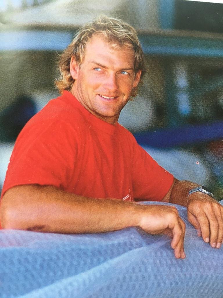 David Barnes - tripe World 470 champion and America's Cup skipper photo copyright Photo supplied taken at  and featuring the 470 class