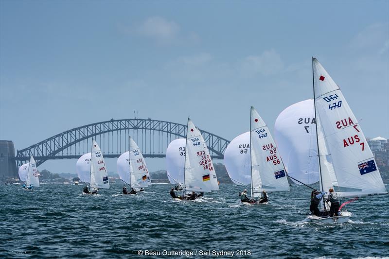 Sail Sydney 2018 photo copyright Beau Outteridge taken at Woollahra Sailing Club and featuring the 470 class