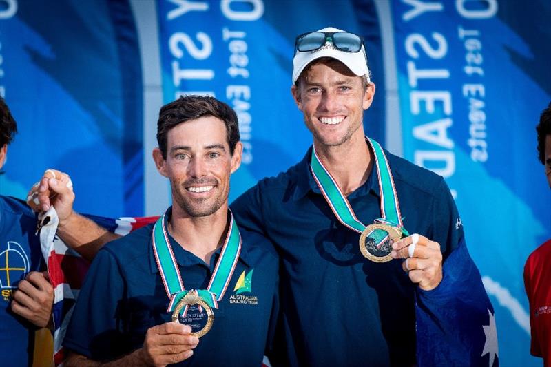 Mat Belcher and Will Ryan - Gold Medal photo copyright Sailing Energy / World Sailing taken at Australian Sailing and featuring the 470 class