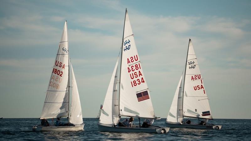 2021 West Marine US Open Sailing – Miami photo copyright US Sailing Team / Allison Chenard taken at Miami Yacht Club and featuring the 470 class