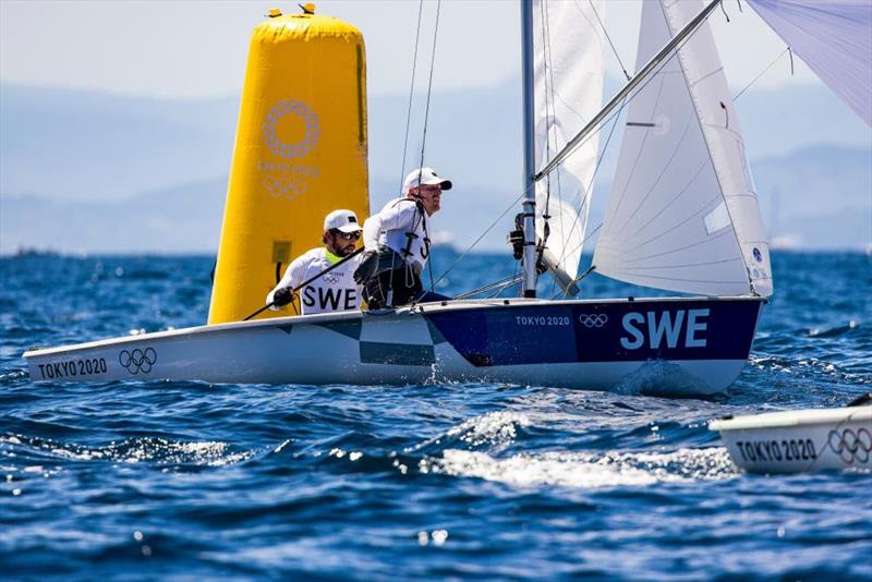 Swedes 470 men's team photo copyright World Sailing taken at  and featuring the 470 class
