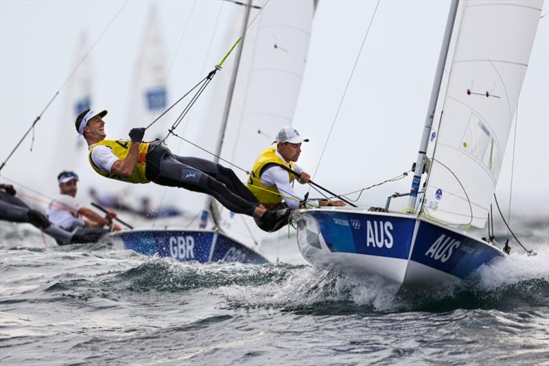 Mat Belcher and Will Ryan - Tokyo 2020 Olympic regatta photo copyright Sailing Energy / World Sailing taken at  and featuring the 470 class
