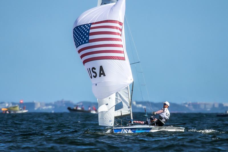 USA - Final Leg - Mens 470 Medal Race - Tokyo2020 - Day 10 - August 4, , Enoshima, Japan photo copyright Richard Gladwell - Sail-World.com / nz taken at  and featuring the 470 class