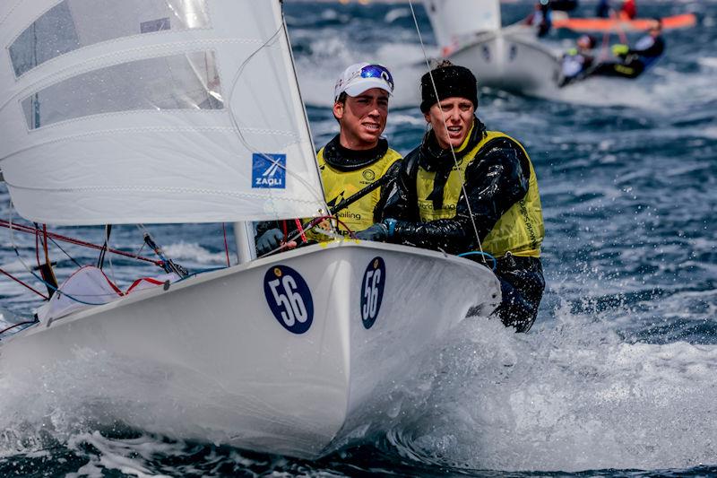 Ferrari and Caruso (470 Mixed ITA) - 51 Trofeo Princesa Sofía Mallorca photo copyright Sailing Energy / Trofeo Princesa Sofía Mallorca taken at Real Club Náutico de Palma and featuring the 470 class