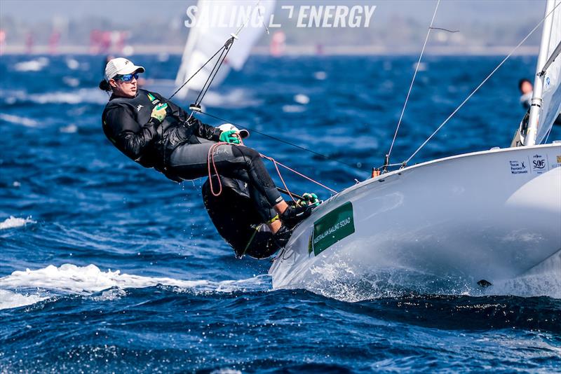 Chris Charlwood and Amelia Catt - French Olympic Week 2022 photo copyright Sailing Energy taken at  and featuring the 470 class