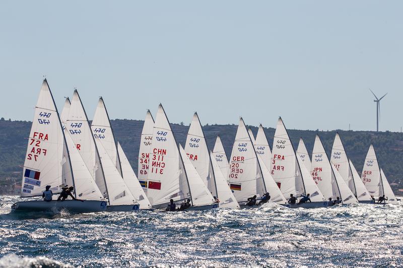 470 Europeans 2022 day 2 photo copyright Nikos Alevromytis taken at  and featuring the 470 class