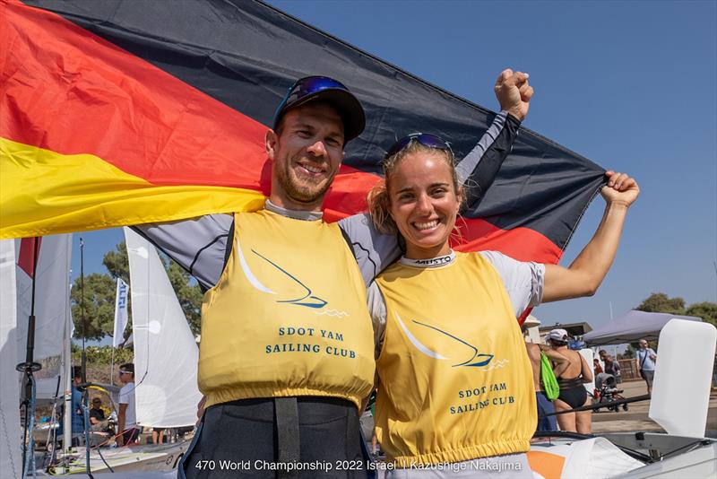 470 Worlds at Sdot Yam, Israel: The new World Champions photo copyright Kazushige Nakajima / Int. 470 Class taken at Sdot Yam Sailing Club and featuring the 470 class