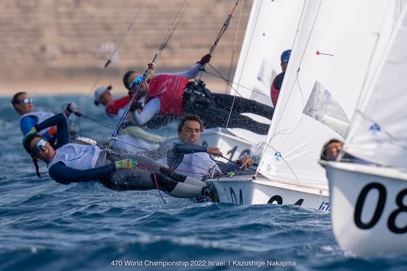 470 Worlds at Sdot Yam, Israel: Spanish determination photo copyright Int. 470 Class taken at Sdot Yam Sailing Club and featuring the 470 class