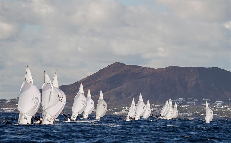 Lanzarote International Regatta Day 1 photo copyright Sailing Energy taken at Lanzarote Sailing Center and featuring the 470 class