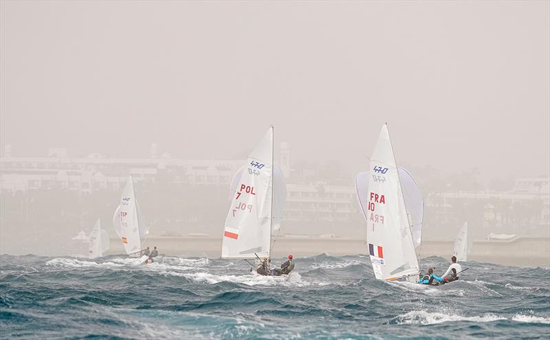 Lanzarote International Regatta 2023 photo copyright Sailing Energy/ Lanzarote Sailing Center taken at Lanzarote Sailing Center and featuring the 470 class