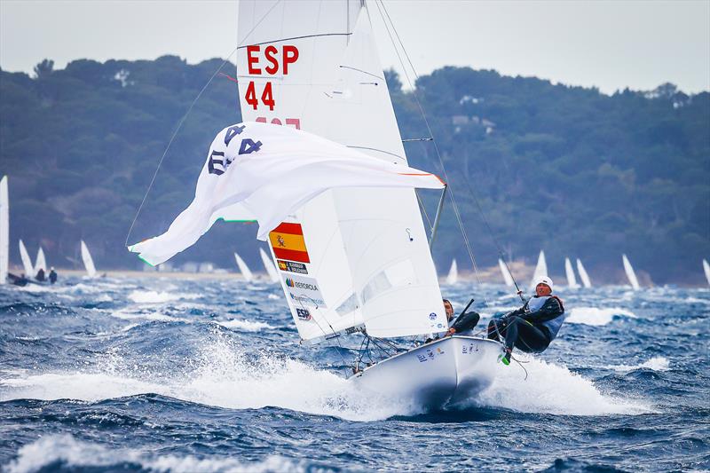 54th Semaine Olympique Française - Toulon Provence Méditerranée Day 1 photo copyright Sailing Energy / Semaine Olympique Française taken at COYCH Hyeres and featuring the 470 class