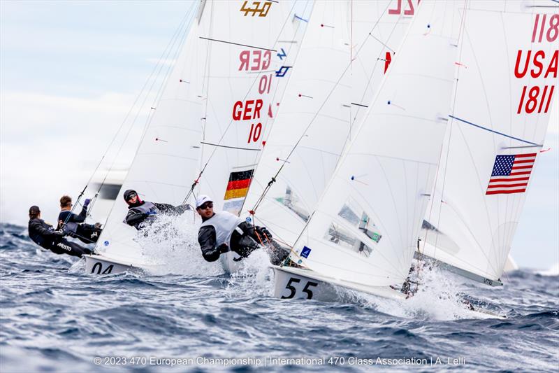 470 Europeans in San Remo, Italy day 3 - photo © A Lelli