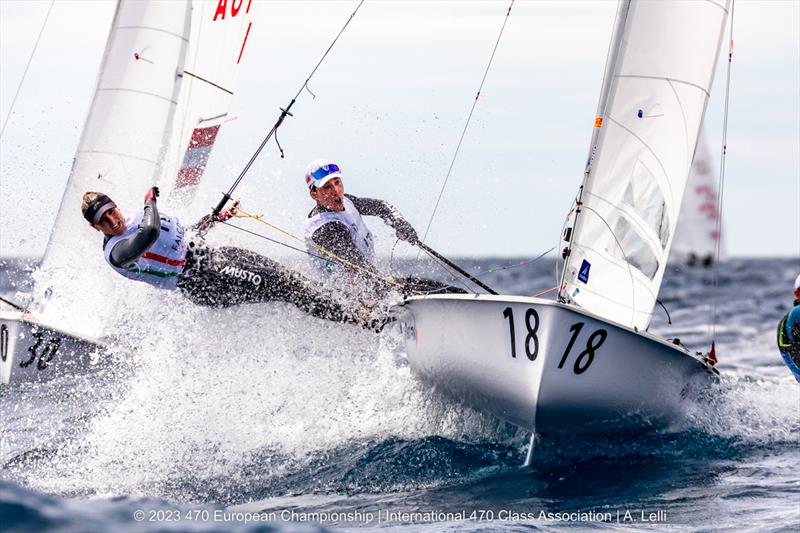 470 Europeans in San Remo, Italy day 4 photo copyright A Lelli taken at Yacht Club Sanremo and featuring the 470 class