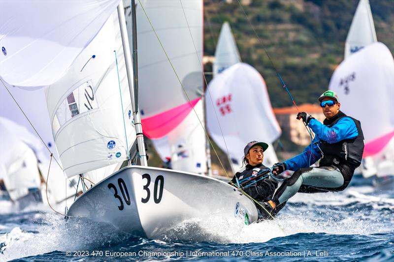470 Europeans in San Remo, Italy day 4 - photo © A Lelli