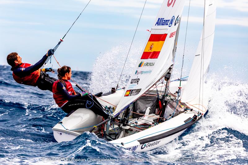 470 Europeans in San Remo, Italy day 4 - photo © A Lelli