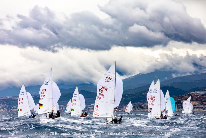 470 Europeans in San Remo, Italy day 5 - photo © A Lelli