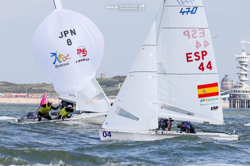 2023 Allianz Sailing World Championships Day 7 photo copyright Sailing Energy / World Sailing taken at  and featuring the 470 class