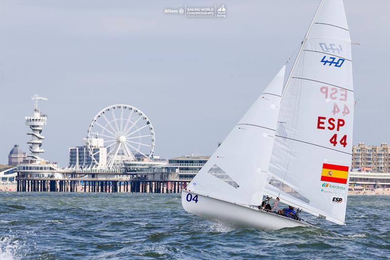 2023 Allianz Sailing World Championships Day 7 photo copyright Sailing Energy / World Sailing taken at  and featuring the 470 class