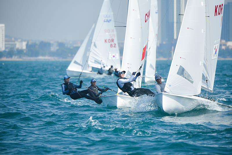 2023 Asian Sailing Championships - 470s action - photo © YRAT