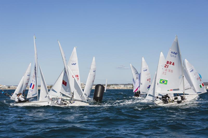 470 World Championship in Llucmajor, Mallorca, Day 4 photo copyright Bernardí Bibiloni / Int. 470 Class taken at Club Nàutic S'Arenal and featuring the 470 class