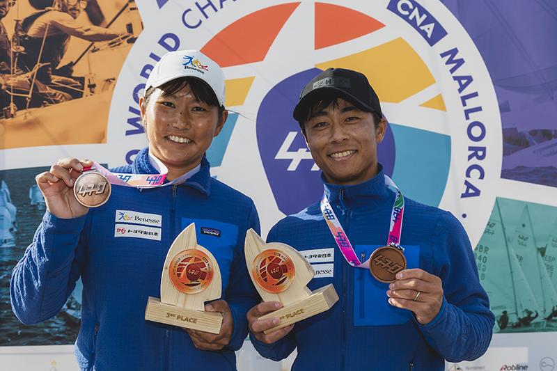 Keiju Okada & Miho Yoshioka (JPN) - 470 World Championship 2024 photo copyright Bernardí Bibiloni / Int. 470 Class taken at Club Nàutic S'Arenal and featuring the 470 class