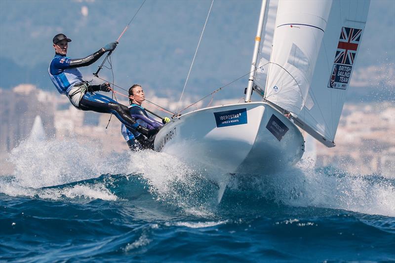 53 Trofeo Princesa Sofía Mallorca by Iberostar Day 1: Heathcote / Grube (GBR)  photo copyright Sailing Energy / Trofeo Princesa Sofía taken at Real Club Náutico de Palma and featuring the 470 class