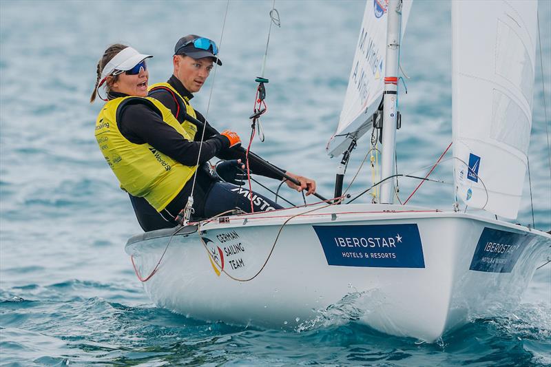 53 Trofeo Princesa Sofía Mallorca by Iberostar Day 2: Malte Winkel & Anastasiya Winkel photo copyright Sailing Energy / Trofeo Princesa Sofía taken at Real Club Náutico de Palma and featuring the 470 class