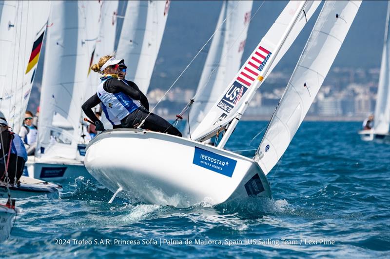 US Sailing Team at the 2024 Trofeo Princesa Sofía - Day 4 photo copyright Lexi Pline / US Sailing Team taken at Real Club Náutico de Palma and featuring the 470 class