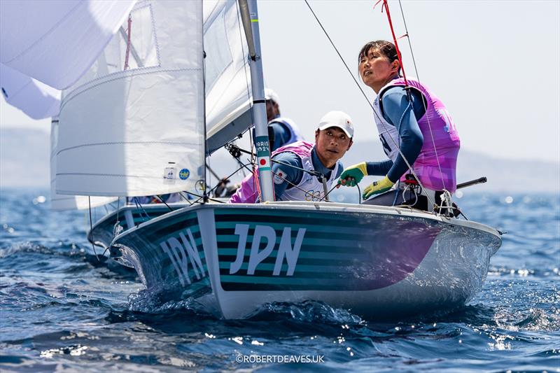JPN - Nacra 17 - Paris 2024 Olympic Sailing Competition - photo © Robert Deaves / www.robertdeaves.uk