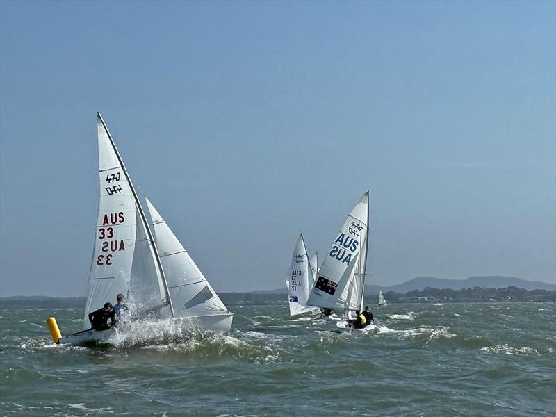 In the 470 just recently with Nick Behrans (Sail No. 33) photo copyright Adrian Finglas taken at Royal Queensland Yacht Squadron and featuring the 470 class